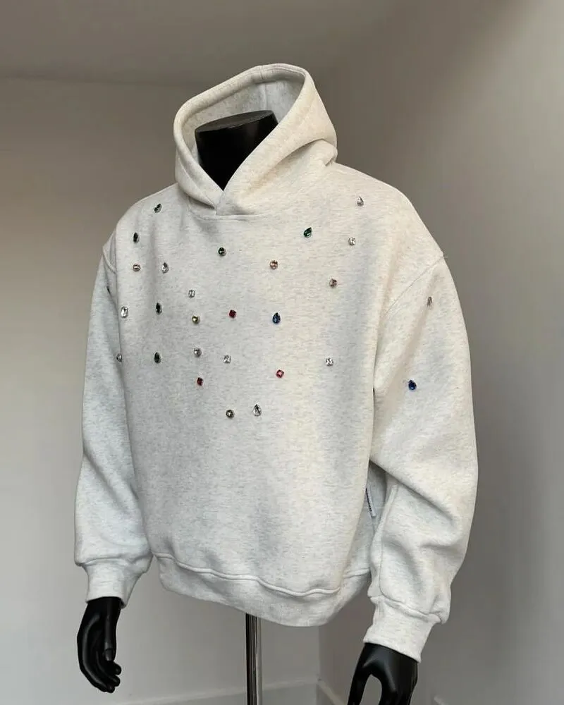 Zedline Apparel custom rhinestone hoodie manufacturing in Sialkot Pakistan